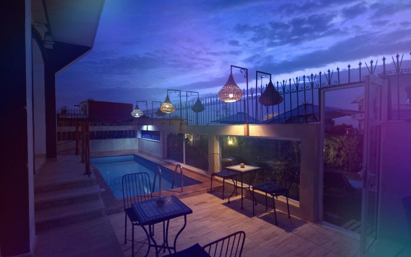 Blue Wave Lodge Agadir n'Ait Sa Exteriör bild